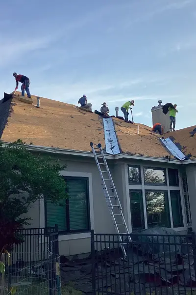 Roof Tear off and replacement in East Texas