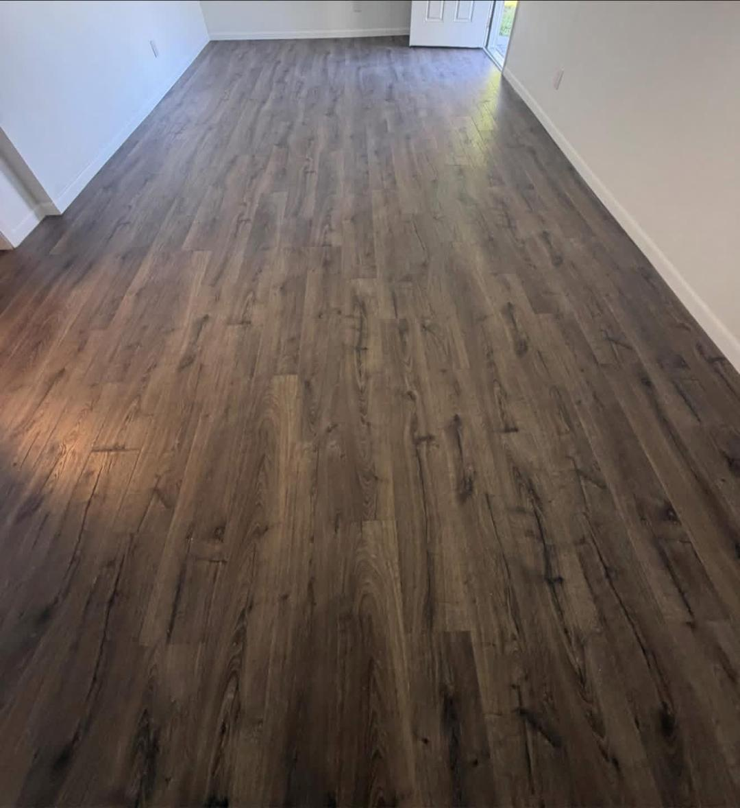 LVP flooring installed by 4L Construction in Crockett, TX
